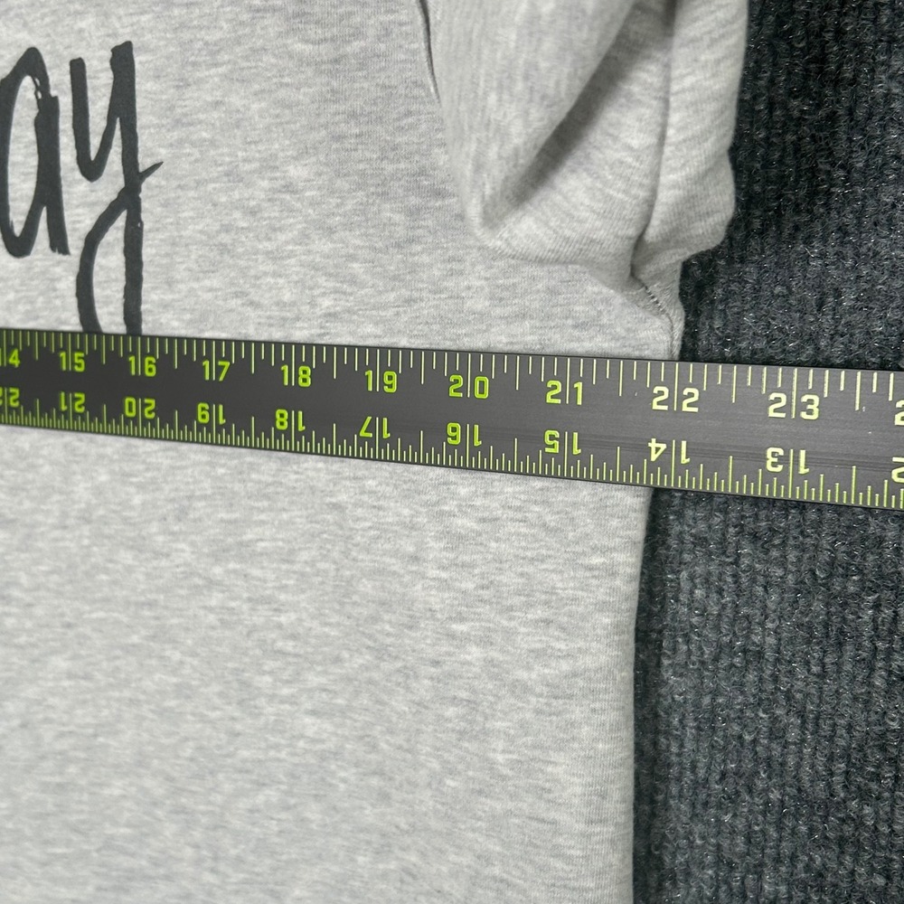 New Directions Studio Womens Gray Game Day Graphic Sweatshirt Size L - Picture 9 of 9